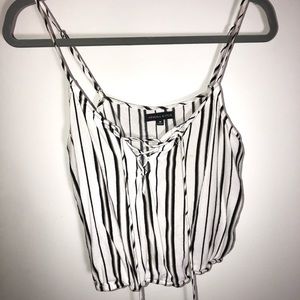 Kendall and Kylie black and white tank